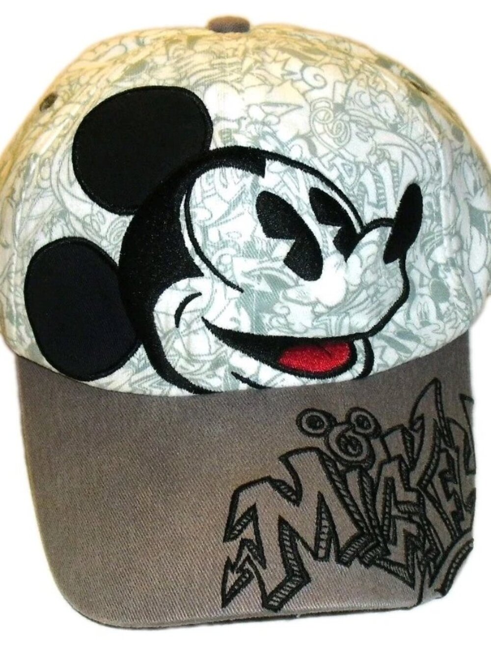 Mickey Mouse Big Face Logo Disney Vintage 90s Mens Strapback hat Cap